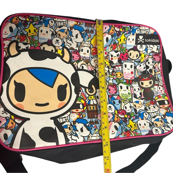 Tokidoki Messenger Bag Cross Body X Kawaii Black Vinyl - Picture 6 of 14